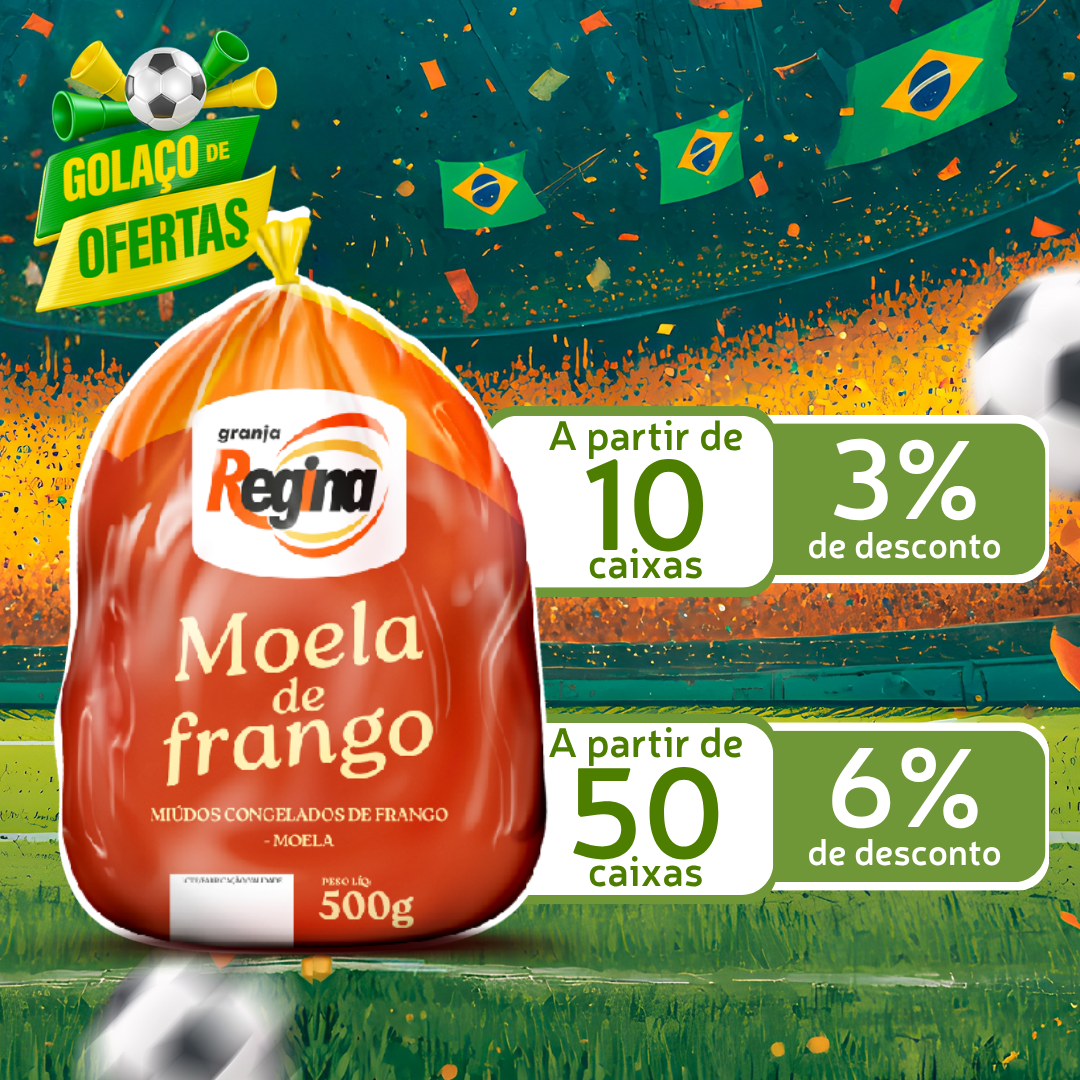 Moela de Frango Cong 20x500g - Granja Regina
